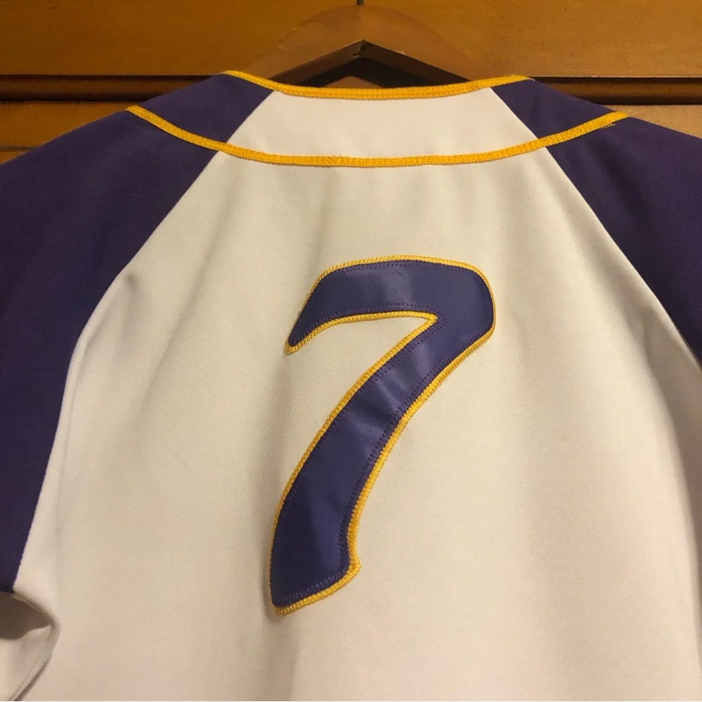 LSU Tigers Novelty Baseball Jersey - Colosseum - L - Picture 5 of 7